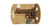 Buitensauna POD Tolva 230 x 260 cm