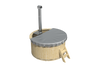 Hottub met interne RVS kachel ø200 cm onbehandeld vuren