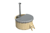 Hottub met interne RVS kachel ø200 cm onbehandeld vuren