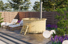 Hottub met interne RVS kachel ø200 cm onbehandeld vuren